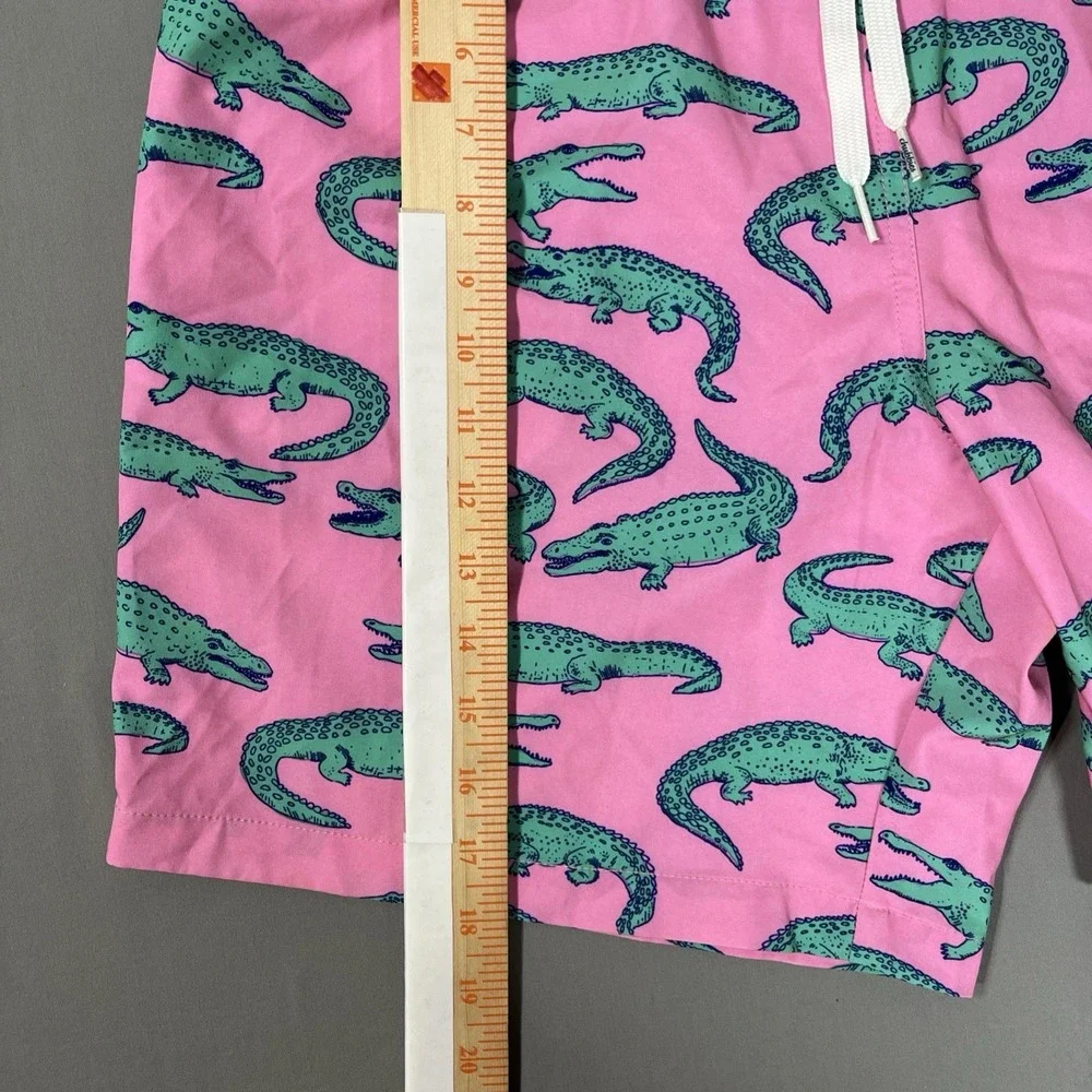 Chubbies Mens Glades Gators Swim Trunks Pink Shorts XL‎